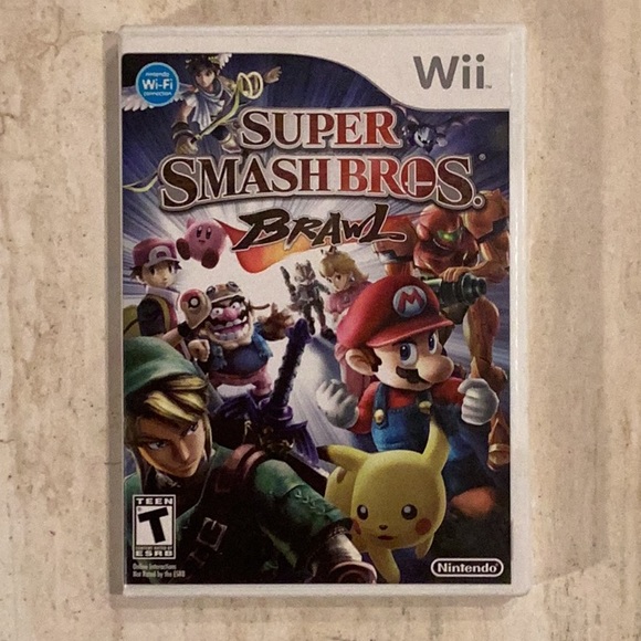 Super Smash Bros Brawl Nintendo Wii Game Complete Mario Pikachu Zelda Kirby - Picture 5 of 5